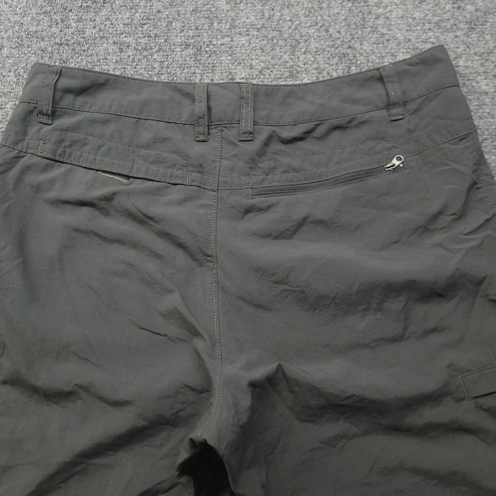 The North Face Men Paramount Peak II Shorts Gray Cargo Hiking Nylon CE7L Size 32